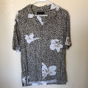 Alllsaints leopard shirt